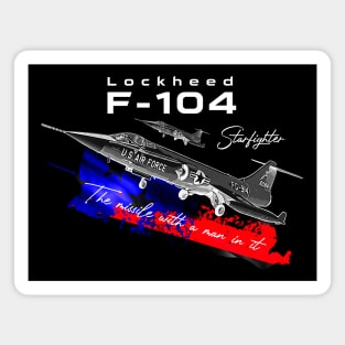 Lockheed F 104 StarfighterSupersonic Aircraft Magnet